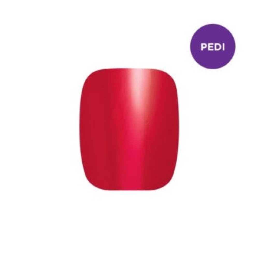 Color Street Bold Red Pedicure Nail Strips Baton Rougey